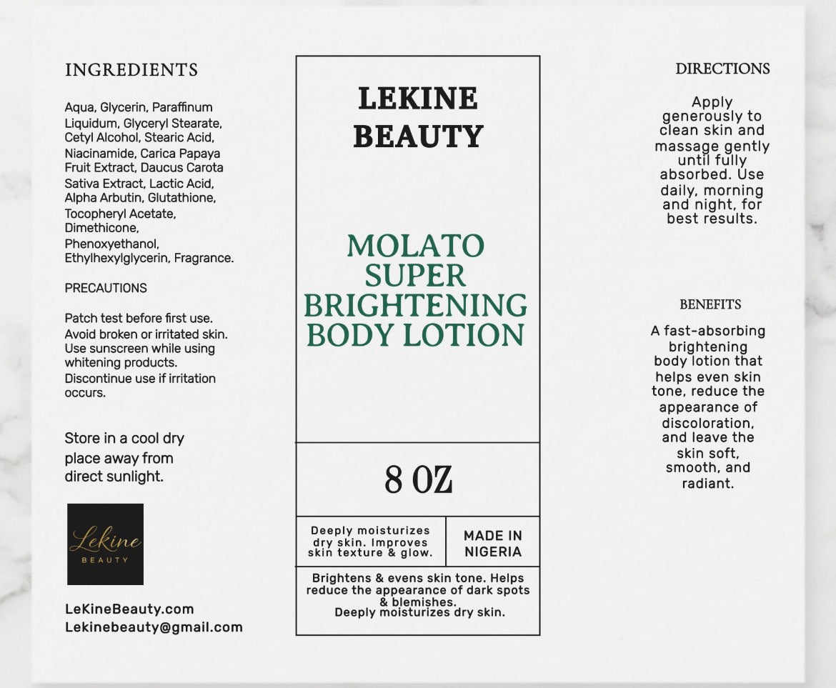 Molato Super Whitening Body Lotion