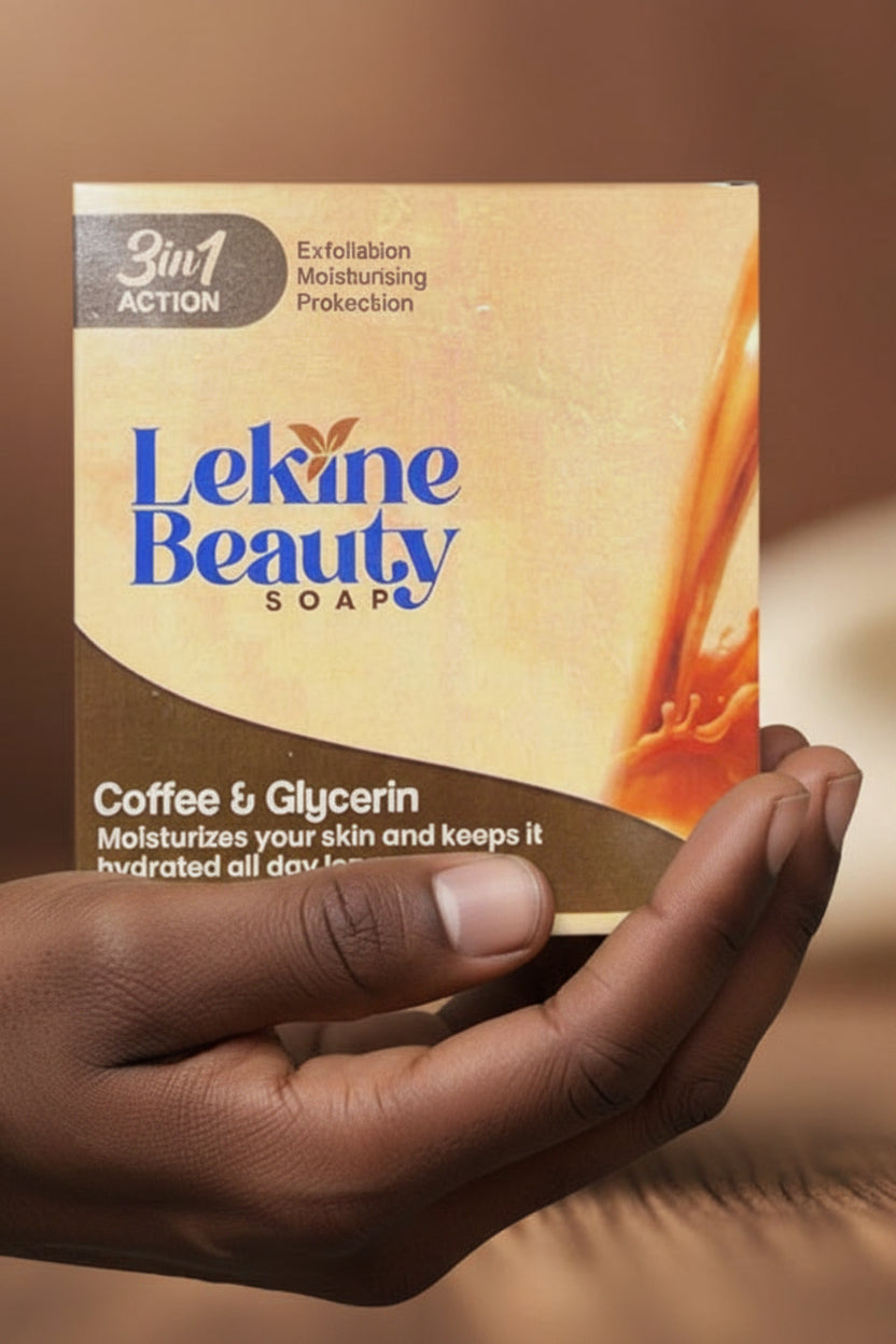 Coffee and glycerin Bar Soap (Brightens)