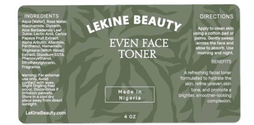 Even Face Toner